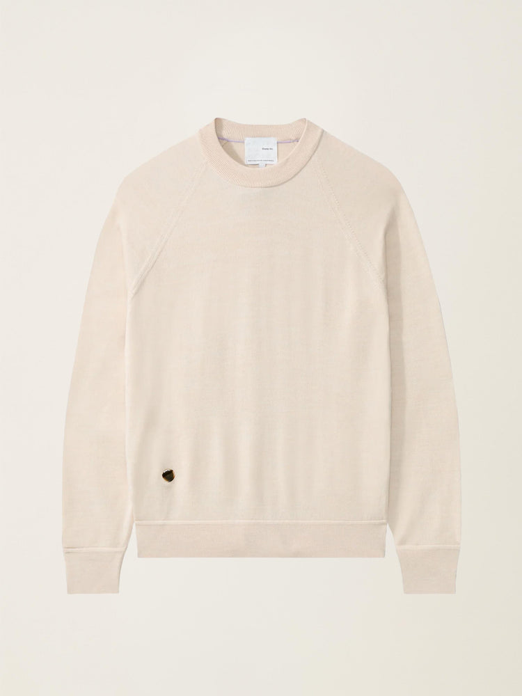 The Crewneck Jumper Light Almond White Image