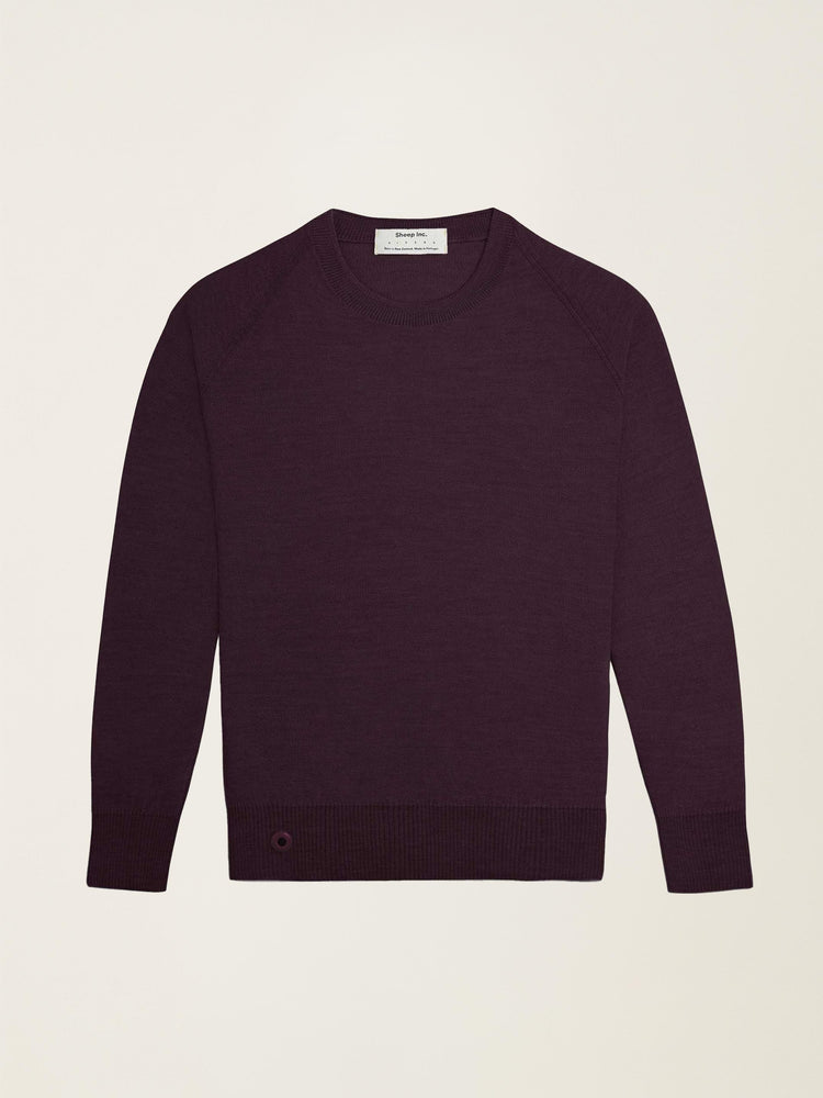 The Crewneck Jumper Light Konini Burgundy Image