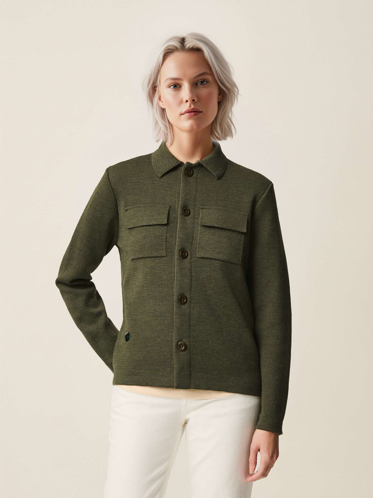 The Over Shirt Moss Green Image