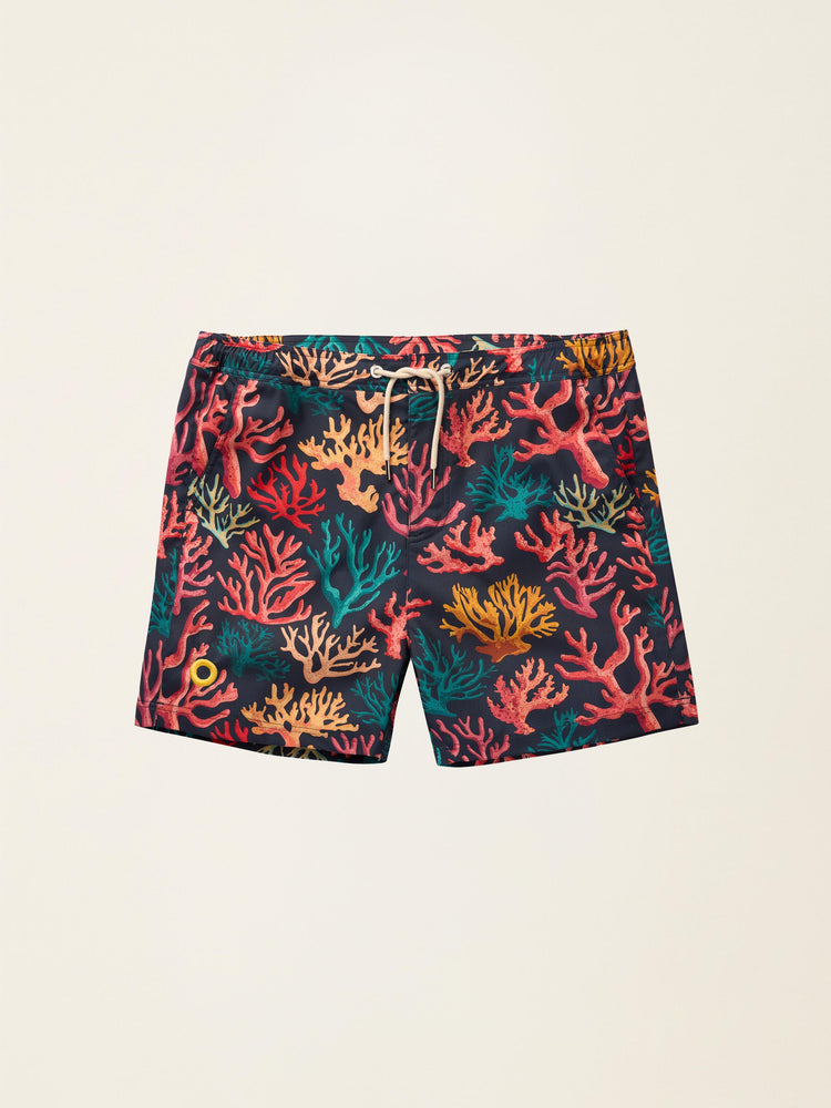 The Merino Swim Shorts Midnight Reef Image