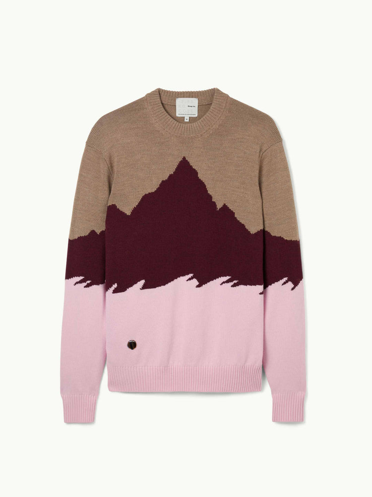 The Mountain Crewneck Fawn Brown Image