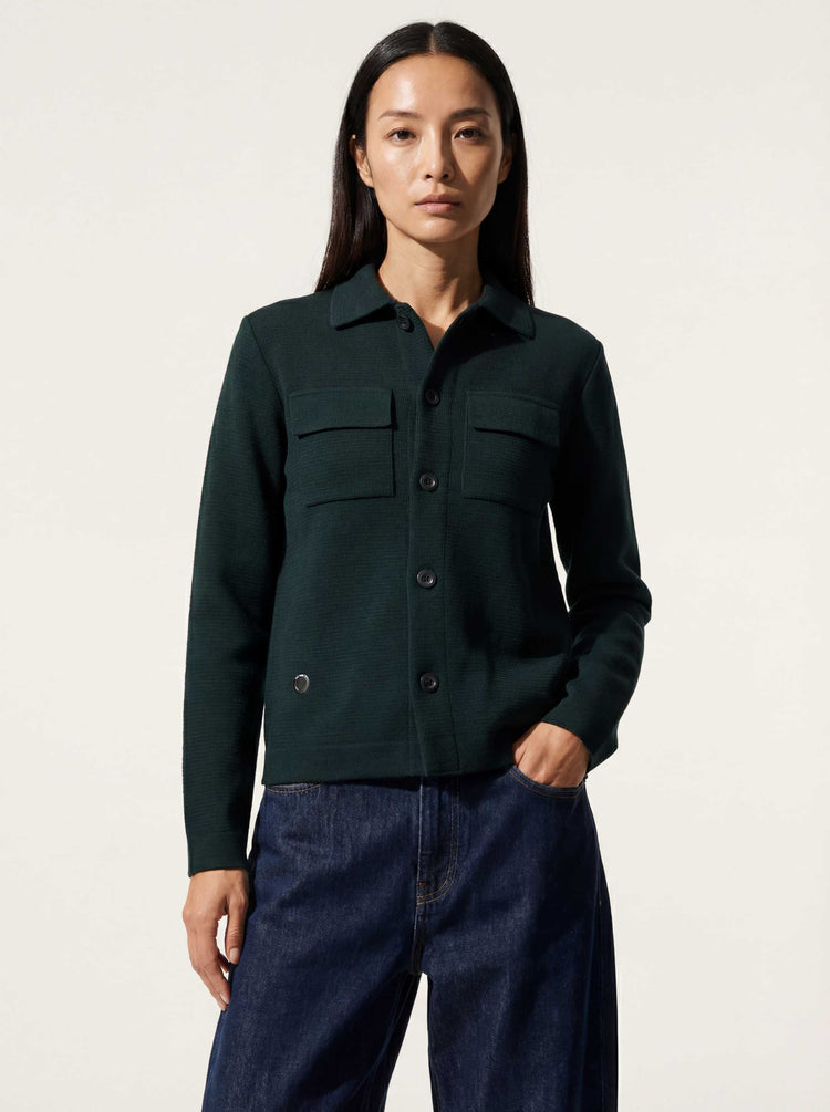 The Over Shirt Forest Green Image