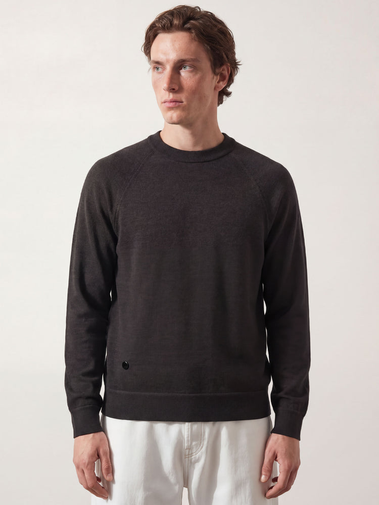 The Crewneck Jumper Light Anthracite Black Image